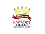 Certificate Of Recognition | Hartford's Finest | 2016 Profile Series